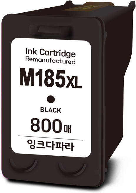 잉크다파라 삼성 호환 잉크 INK-M185 XL C185 XL, 1개, 검정/특대용량