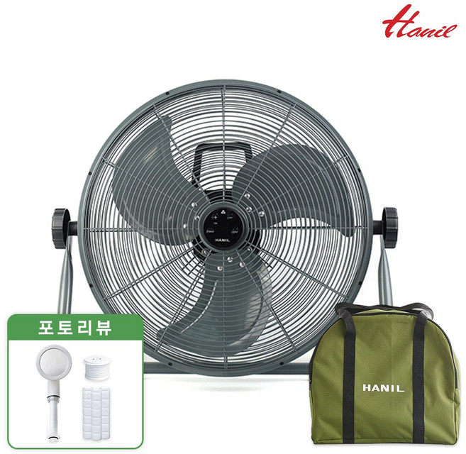 한일 캠핑용 선풍기 유무선 충전식 리모컨형 야외용 낚시용 차박 캠핑 써큘레이터 18인치 DCF-HK1800R, DCF-HK1800R(18인치)