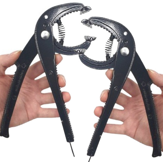 본라이프 1+1 고급형 가정 업소 주방 뚝배기 냄비 오븐 그릴 집게 스프링 뚝배기집게 오븐집게 찌개 냄비집게, 2개