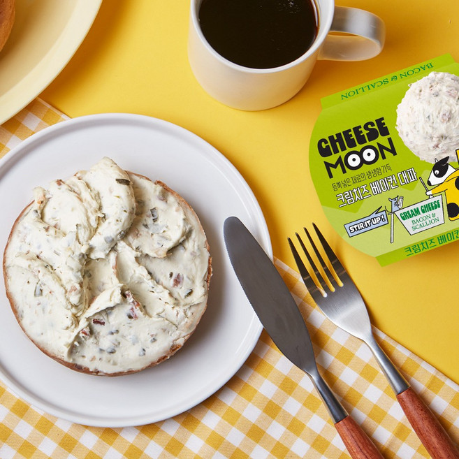 치즈문 크림치즈 베이컨 대파 200g, 1개
