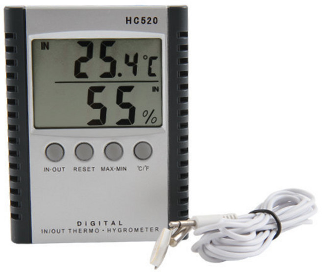 온도조절기 부화기용 디지탈 온습도조절기 병아리부화, 온습도계HC520, 1개