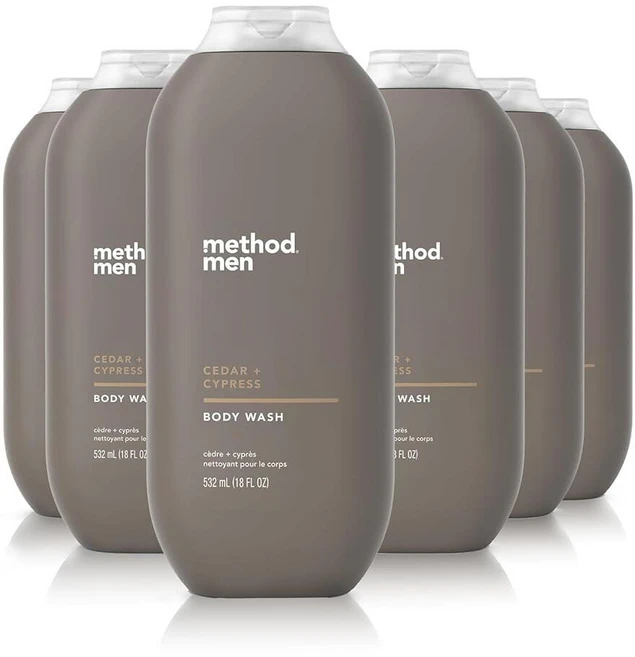 Method 메소드 맨 남성용 바디워시 사이프러스 532ml 6팩 - 쿠팡