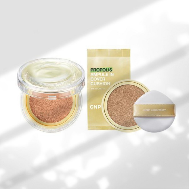 차앤박 프로폴리스 앰플 인 커버 쿠션 15g +리필, 21호 (본품+리필), 1개