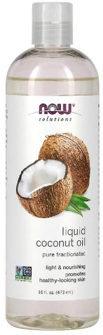 NOW Foods Solutions 액상 코코넛오일 473ml - 쿠팡