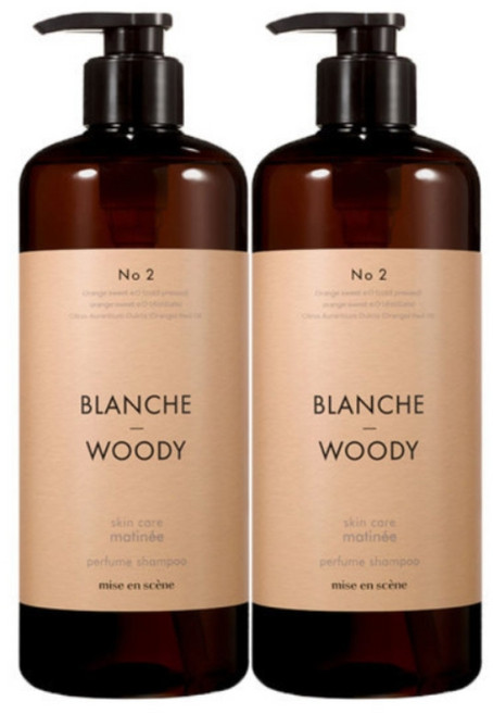 마티니 스킨퍼퓸 샴푸 블랑쉬앤우디 900ml, 2개