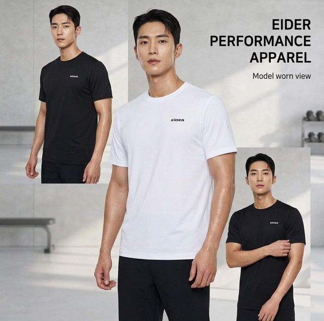아이더 3PACK 3장 티셔츠 세트 기능성 반팔 라운드 DMM26296_INT
