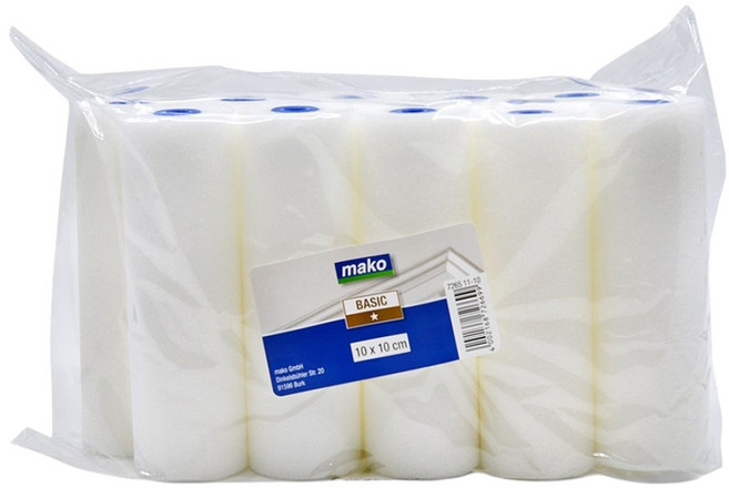 마코 스폰지 롤러 리필 (4인치) 도장도구, 1세트