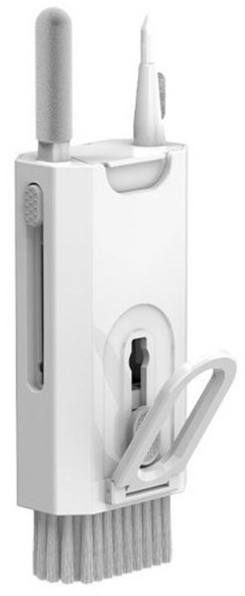 워너프 스마트 올인원 청소 도구 + 스마트폰 거치대, 화이트, 1개