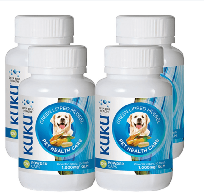 쿠쿠 펫 강아지 고양이 관절 슬개골 영양제 초록입홍합 1000mg 120베지캡슐 x 4개, 뼈/관절강화, 480개