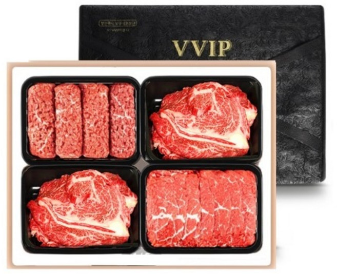 충북한우공동브랜드 청풍명월한우 무항생제 1+등급이상 한우 등심스페셜 VIP2호 선물세트 총1.6kg, 1개