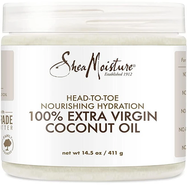 SheaMoisture 100% 엑스트라 버진 코코넛 오일, 411g, 1 - 쿠팡