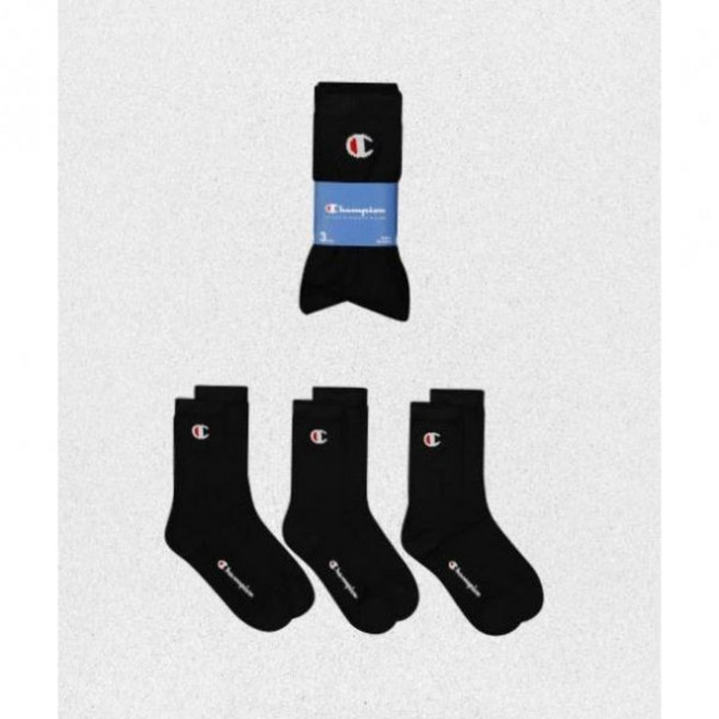 매장정품 챔피온 CHAMPION C로고 풀랭스 삭스 3PACK Black CHPU252EISC029BK 1382120