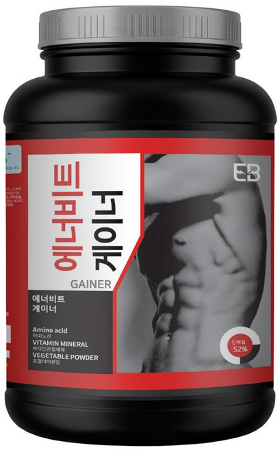 웨이테크 에너비트 게이너 WPC 단백질보충제 /벌크업 보충제, 4kg, 1개