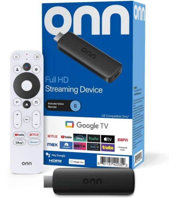 ITS BRAZILIAN 브라질 온앤 풀 HD 스트리밍 장치 Google TV - 빠른 8GB 스토리지 1.5GB RAM 음성 제어 기능이 있는 리모컨, 브라질리언 온n 풀 HD 스트리밍 기기 구글 TV 빠른