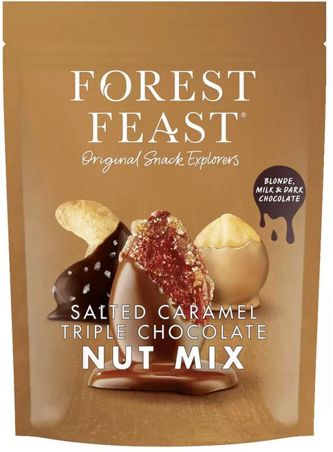 영국 포레스트 피스트 Forest Feast Triple Chocolate Nut Mix 솔티드 카라멜 트리플 초콜렛 넛 믹스, 5개, 900g