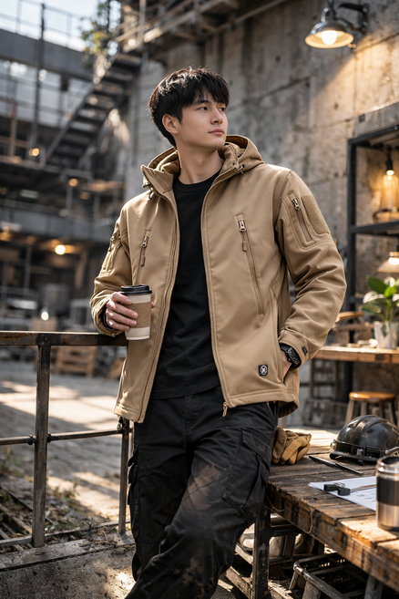 機能連帽軟殼風衣 戰術夾克 戶外運動外套