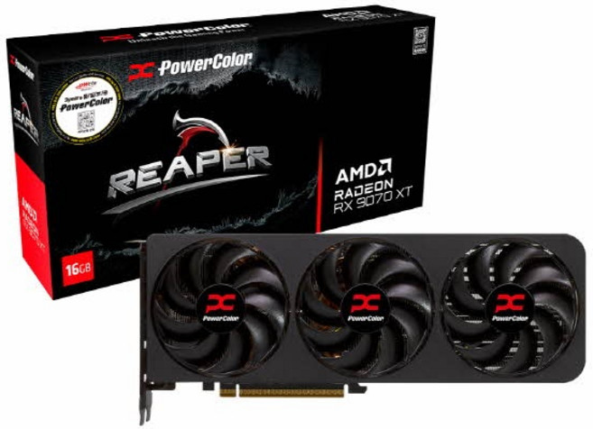 PowerColor 라데온 RX 9070 XT Reaper D6 16GB 대원씨티에스
