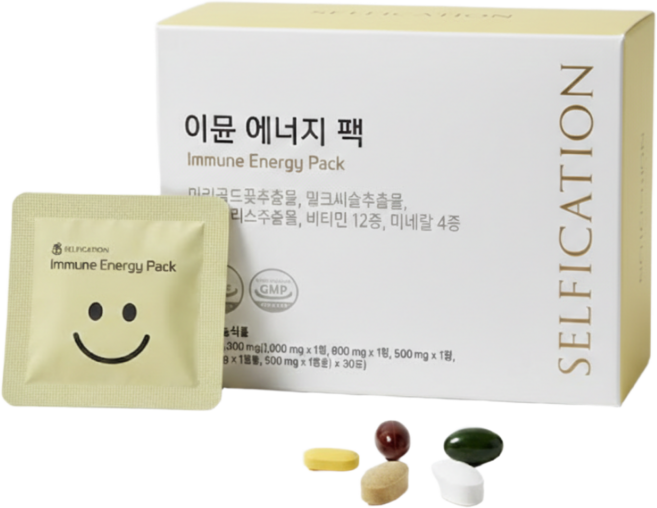 셀피케이션 피로회복 영양제 하루한팩 이뮨에너지팩 3개월(3BOX), 43.5g, 3개