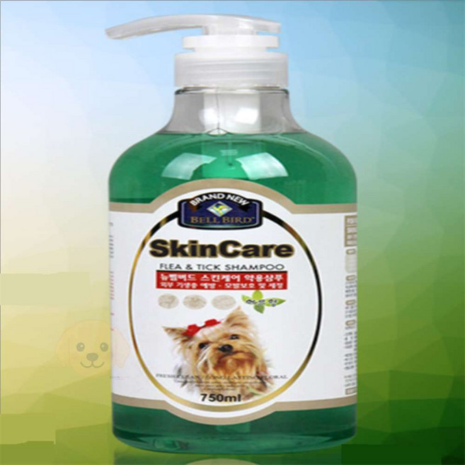 금순이네상점 뉴벨버드 스킨케어 약용샴푸 750ml 강아지발닦기