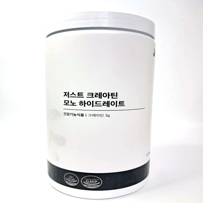잠백이 저스트 크레아틴 모노 하이드레이트 헬스보조제, 1.2kg, 1개