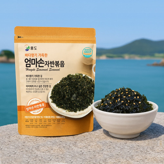 엄마손 자반볶음 60g 20봉지 밥반찬 김자반, 20개