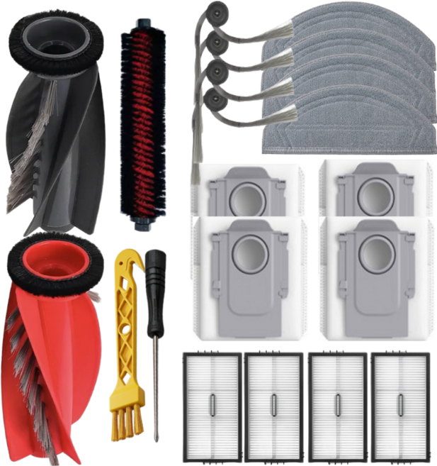 [호환] 로보락 S10 MaxV Ultra 물 걸레 더스트백 필터 소모품, 1개, 6개월 패키지