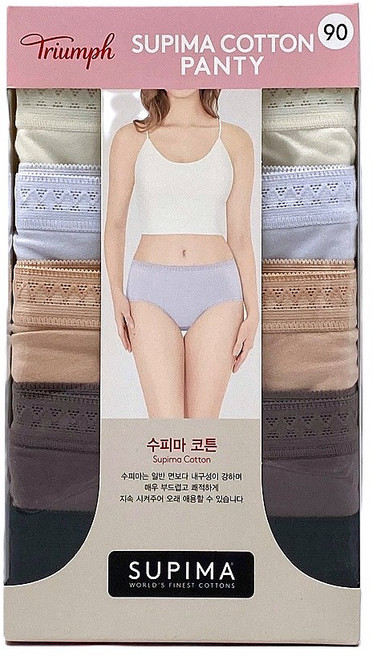 트라이엄프 수피마 코튼 베이직 팬티 5매