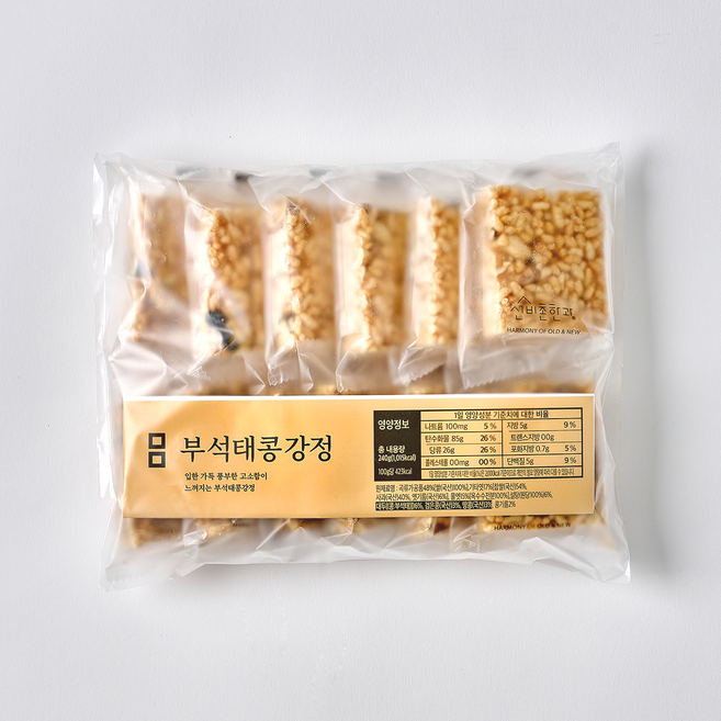 선비촌 한과 부석태 콩강정 (12개), 12개, 20g