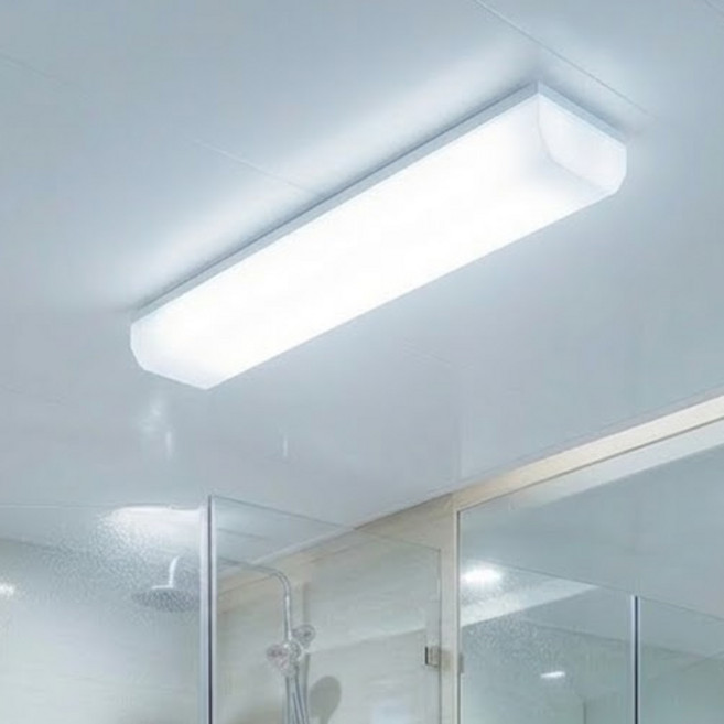 국산 LED 욕실등 화장실 전등 방습 욕실 20W 조명 교체, 주광색(하얀빛)