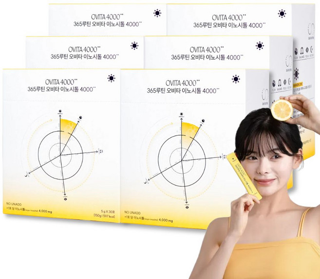 365루틴 오비타 이노시톨 4000 알파락트 알부민 캐롭 콜린 엽산 6개월, 30회분, 6개