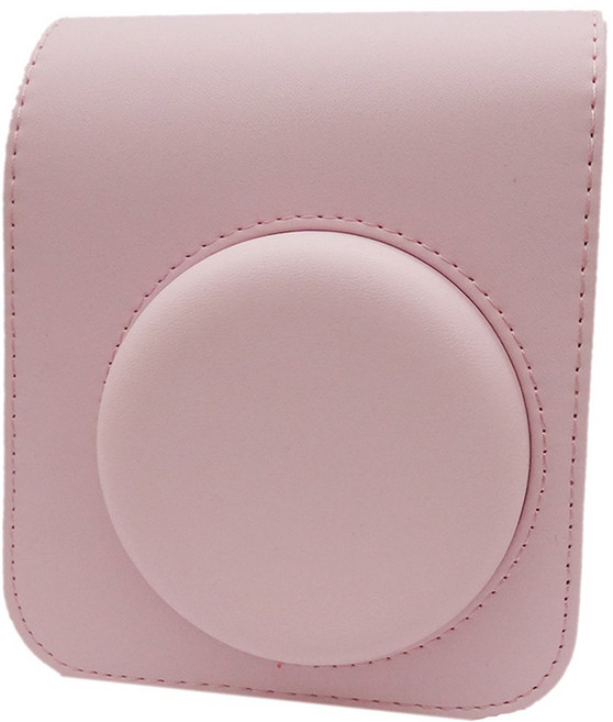 粉色皮革相機包 適用於 Instax Mini 12, 1個, MINI12副廠粉色