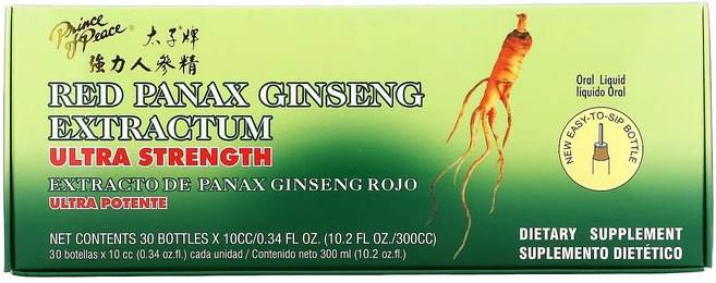 Prince of Peace Red ginseng Extractum 울트라 강도 400mg 용기 30개입 각 10cc(0.34fl oz), PrinceofPeaceRedginsengExtract, 1개, 300ml - 쿠팡