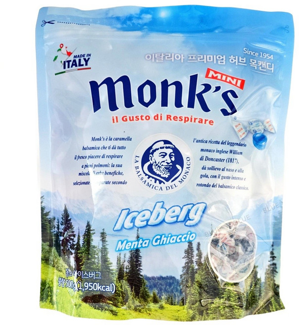 몽스 아이스버그 캔디, 500g, 1개