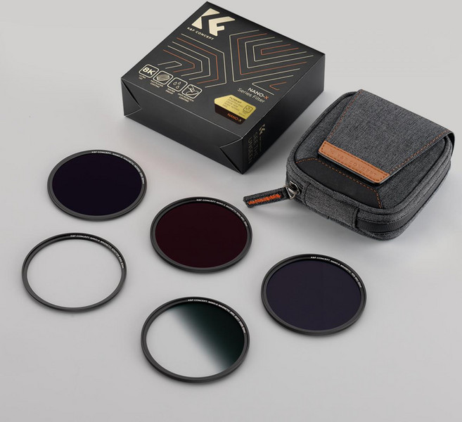 82mm K&F 자석 ND필터 5Kit GND8+ND8+ND64+ND1000+자석링+필터파우치 / Magnetic ND Filter, 1개