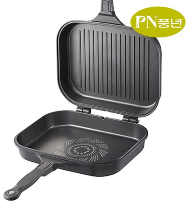 가스 양면팬 32cm / 뉴멀티쿡 계란말이 스텐 에그 생선구이 사각 프라이팬, 없음, 1개