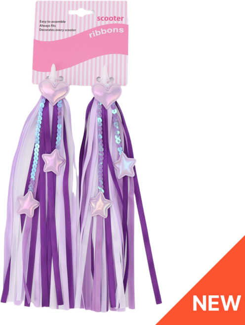 소브리 킥보드 악세사리 하트 테슬, 1개, 라벤더하트