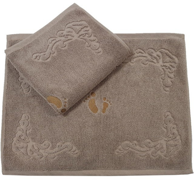 송월타올 발매트 삶아도되는 매트 2장, 코코아