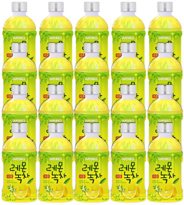 웰그린 레몬녹차 340ml 20패트, 20개