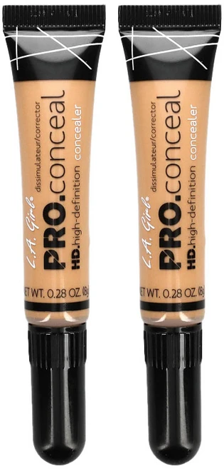 L.A Girl LA걸 프로컨실 HD 컨실러 GC978 미디엄 베이지 8G, 2개 - 쿠팡