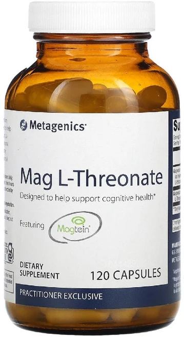 메타제닉스 마그네슘 L-트레오네이트 캡슐, 1개, 120정 - 쿠팡