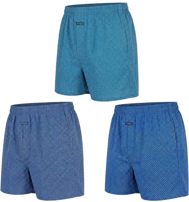 BYC 안말리는 고급순면 80수 실크 트렁크팬티 3종세트