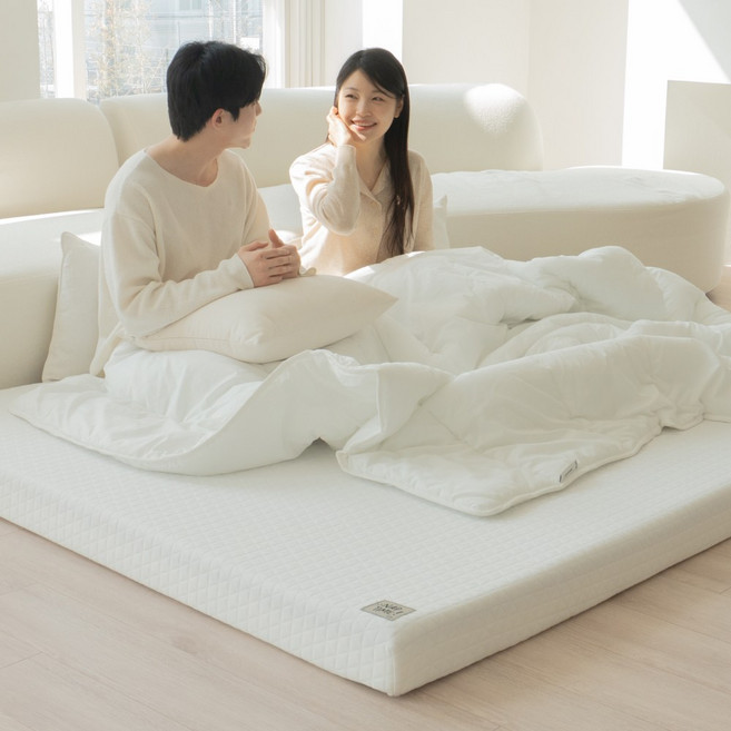눕 냅타임 바닥 맞춤 토퍼 매트리스 (S/SS/Q/K)