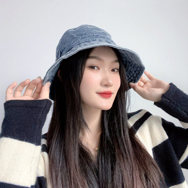 PLUS 버킷햇(중청) 겨울벙거지모자 신혼집 데님썬햇