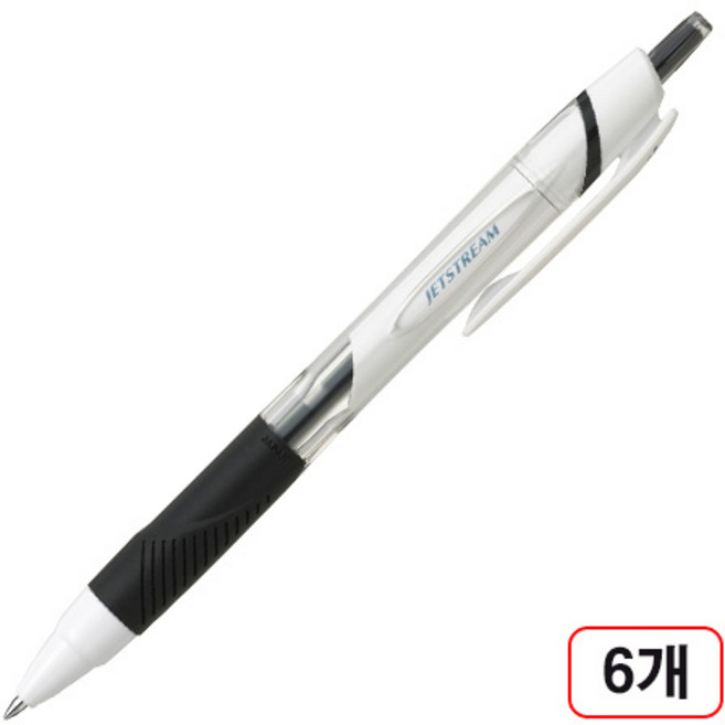 제트스트림 볼펜 (SXN-150/0.5mm), 6개, 흑색