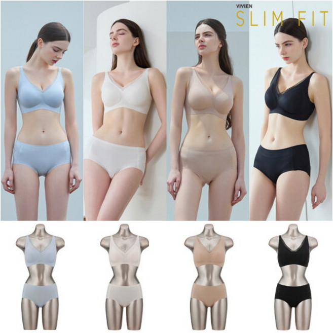[비비안 슬림핏] 퓨징 브라팬티 4세트 (+전고객 1세트)