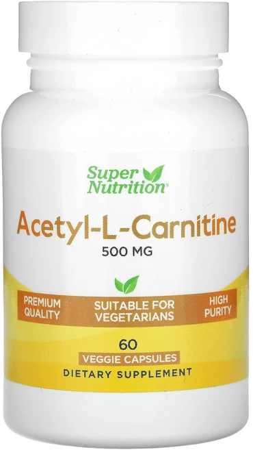 Super Nutrition 아세틸-L-카르니틴 500mg 베지 캡슐 60정, SuperNutrition아세틸L카르니틴500mg베지캡, 1개 - 쿠팡