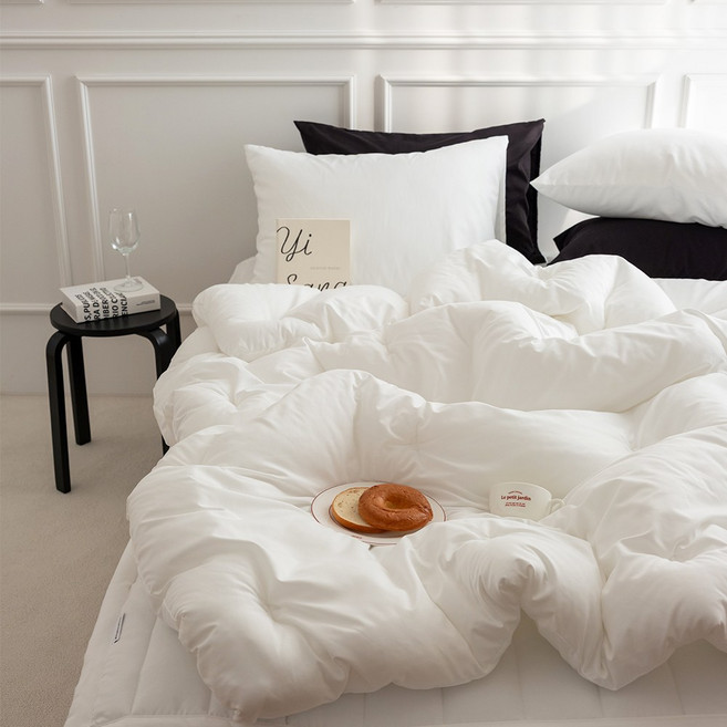 밍밍밍 국내생산 사계절 먼지없는 이불세트 차렵이불+항균 패드+베개커버