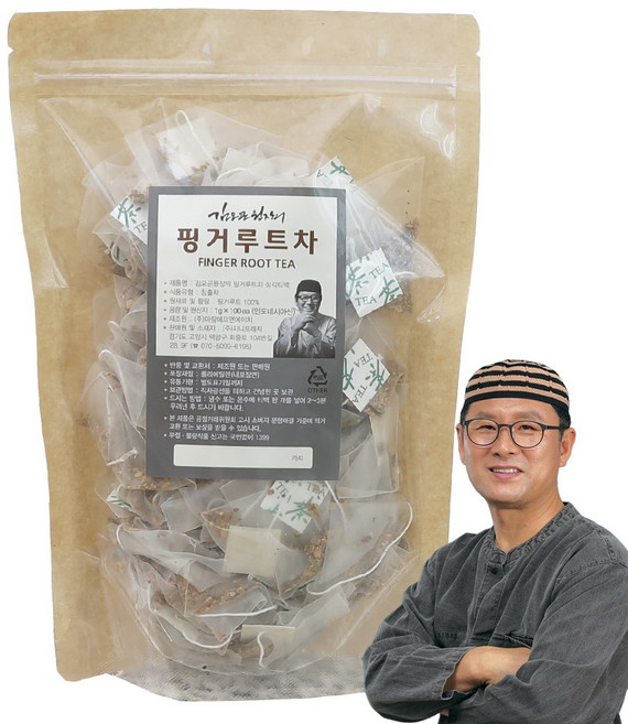 김오곤원장의 핑거루트차 100T, 핑거루트차 100티백, 1세트