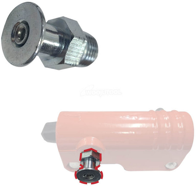예초기부품 분리형 예초기 작업대 조인트 중간연결 고정핀 (나사식 기본형), 1개
