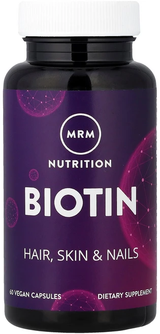 MRM Nutrition 엠알엠뉴트리션 바이오틴 5 000mcg 60 캡슐 건강유지 영양제, MRM Nutrition 엠알엠뉴트리션 바이오틴 5,0, 1개, 60정 - 쿠팡